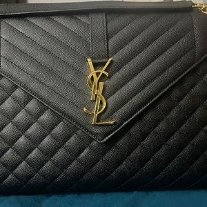 YSL large monogram bag